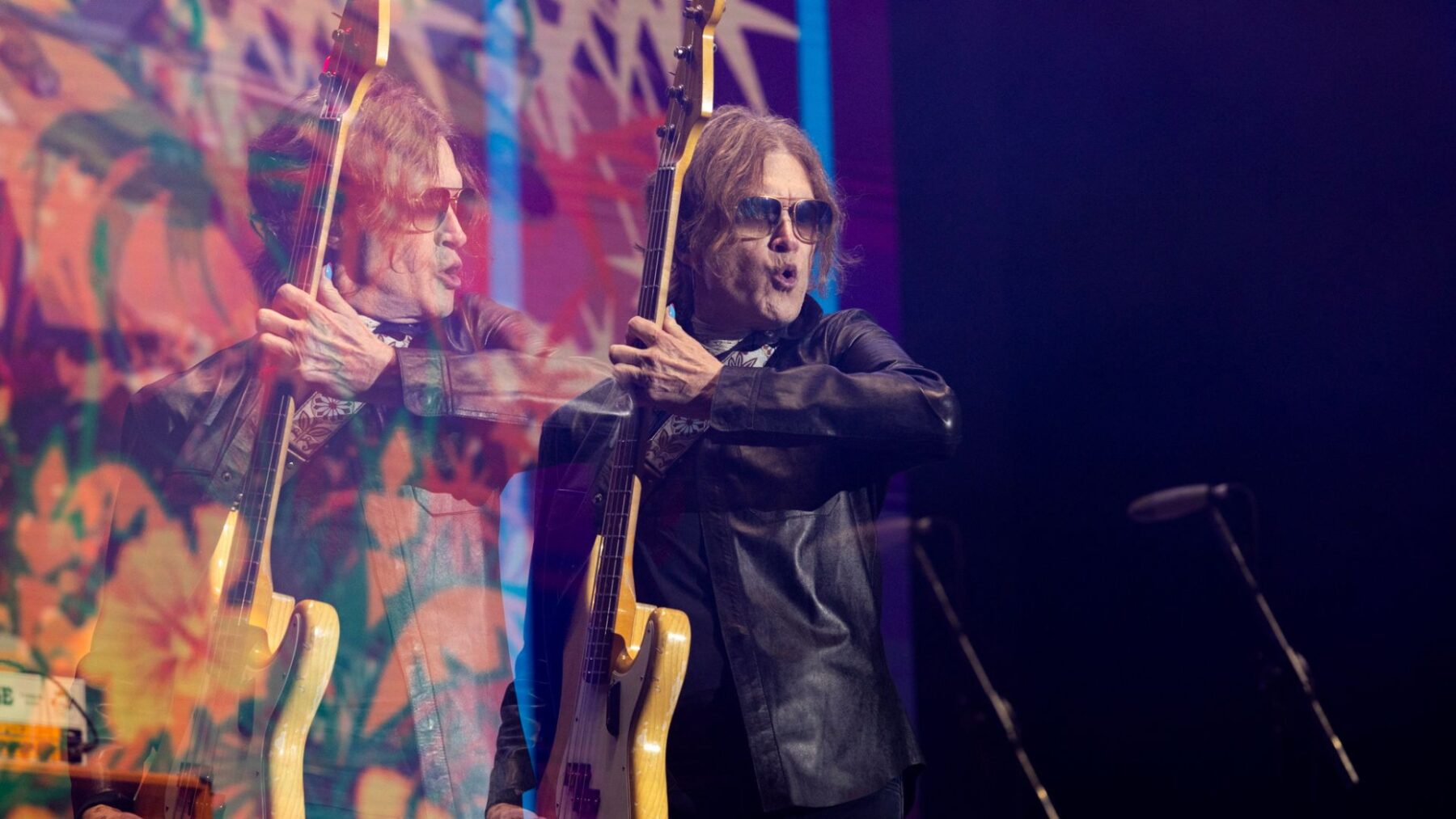 O baixista e vocalista inglês Glenn Hughes, ex-Deep Purple, em show no festival Bangers Open Air 2025