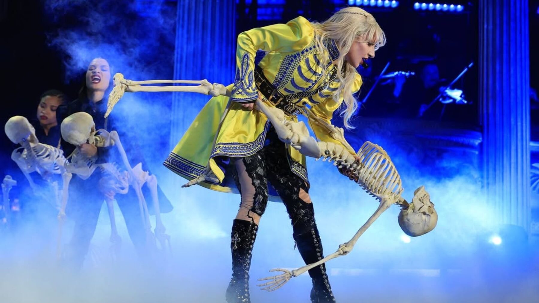 Lady Gaga em show "Mayhem on the Beach" na praia de Copacabana, no Rio de Janeiro | 3.mai.2025/Divulgação