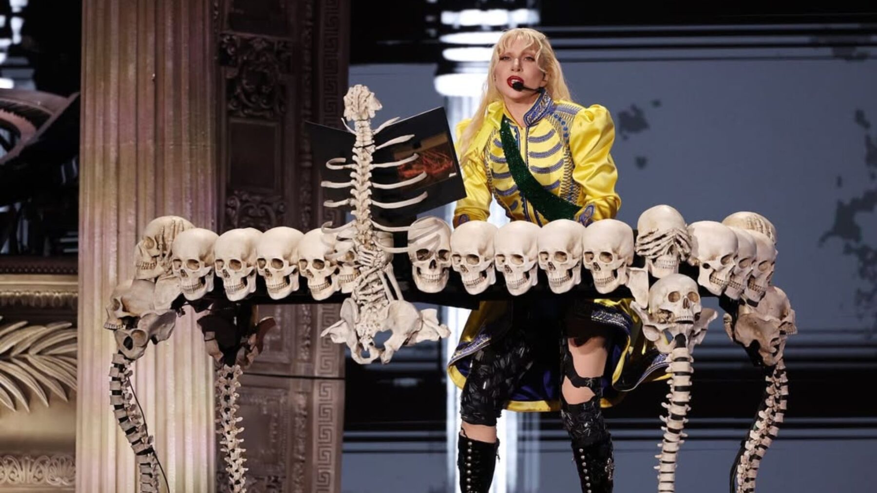 Lady Gaga em show "Mayhem on the Beach" na praia de Copacabana, no Rio de Janeiro | 3.mai.2025/Divulgação