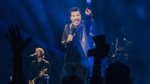 Cantor americano Lionel Richie em show | Divulgação