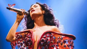 Katy Perry em show da "The Lifetimes Tour" no Moody Center, em Austin, no Texas | 20.mai.2025/Divulgação