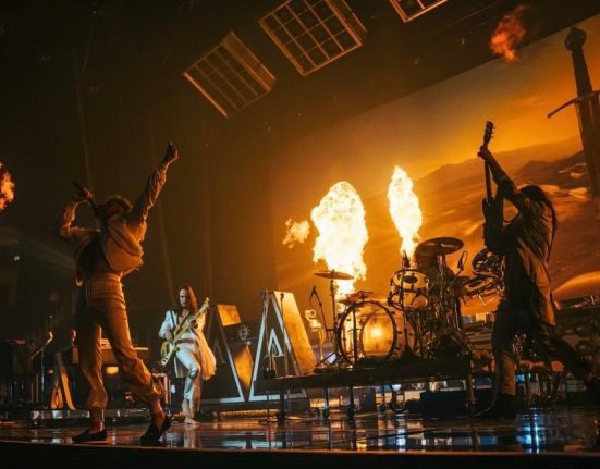 Banda Greta Van Fleet em show no Madison Square Garden, em Nova York | 12.set.2023/Divulgação