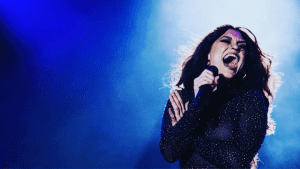 Cantora britânica Jessie J em show no festival MEO Marés Vivas, na Vila Nova de Gaia, região do Porto, em Portugal | 17.jul.2022/Divulgação