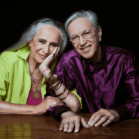 Maria Bethânia (esq.) e Caetano Veloso farão turnê juntos no Brasil | Divulgação