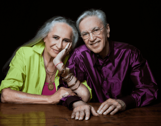 Maria Bethânia (esq.) e Caetano Veloso farão turnê juntos no Brasil | Divulgação