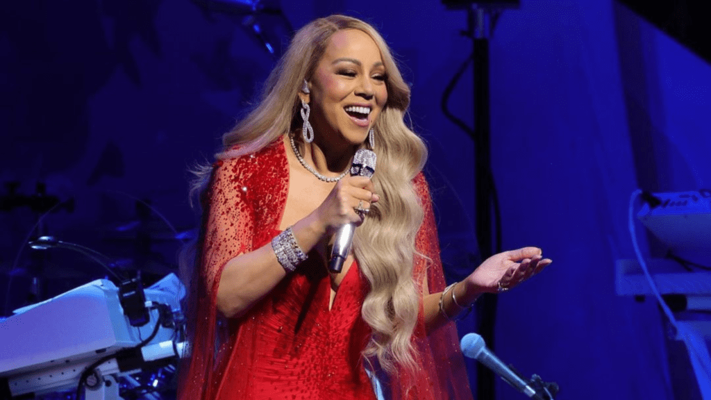 Mariah Carey em show no Madison Square Garden, em Nova York | 9.dez.2023/Divulgação