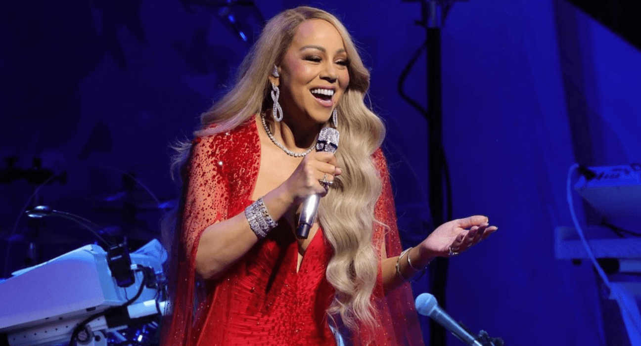 Mariah Carey em show no Madison Square Garden, em Nova York | 9.dez.2023/Divulgação