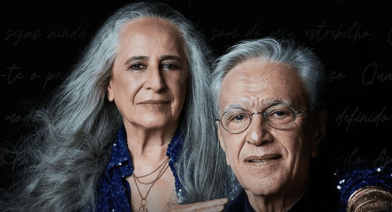 Maria Bethânia (esq.) e Caetano Veloso farão turnê juntos no Brasil | Divulgação