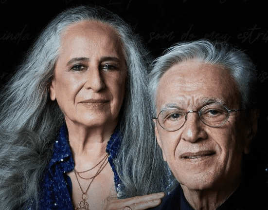 Maria Bethânia (esq.) e Caetano Veloso farão turnê juntos no Brasil | Divulgação