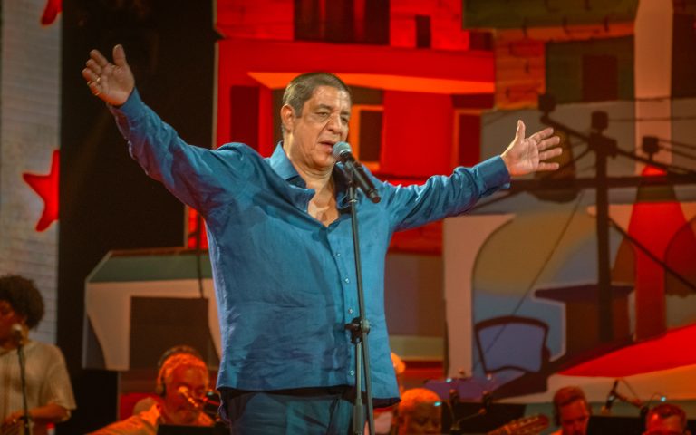 Zeca Pagodinho faz o primeiro show da turnê 'Zeca Pagodinho 40 Anos' no estádio Engenhão, no Rio | Will Aleixo - 4.fev.2024/Divulgação