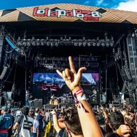 Palco do Lollapalooza em 2018, no autódromo de Interlagos (zona sul de São Paulo)