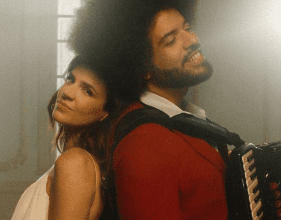 Cantora Mariana Aydar e sanfoneiro e compositor Mestrinho gravam disco de forró 'Mariana e Mestrinho' (2024) | Divulgação