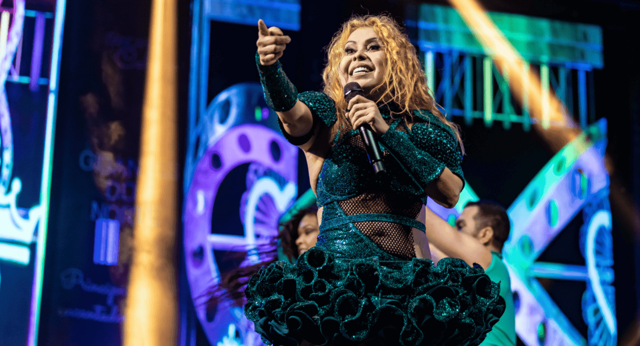 Cantora paraense Joelma em show na Vibra São Paulo, na zona sul da capital paulista | Giu Pera - 8.mar..2024/Divulgação