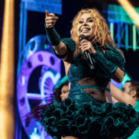 Cantora paraense Joelma em show na Vibra São Paulo, na zona sul da capital paulista | Giu Pera - 8.mar..2024/Divulgação