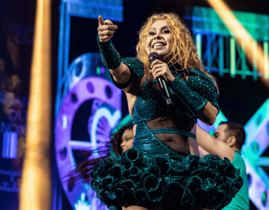 Cantora paraense Joelma em show na Vibra São Paulo, na zona sul da capital paulista | Giu Pera - 8.mar..2024/Divulgação