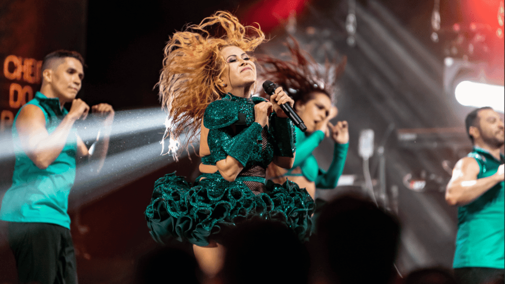 Cantora paraense Joelma em show na Vibra São Paulo, na zona sul da capital paulista | Giu Pera - 8.mar..2024/Divulgação