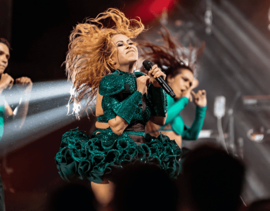 Cantora paraense Joelma em show na Vibra São Paulo, na zona sul da capital paulista | Giu Pera - 8.mar..2024/Divulgação