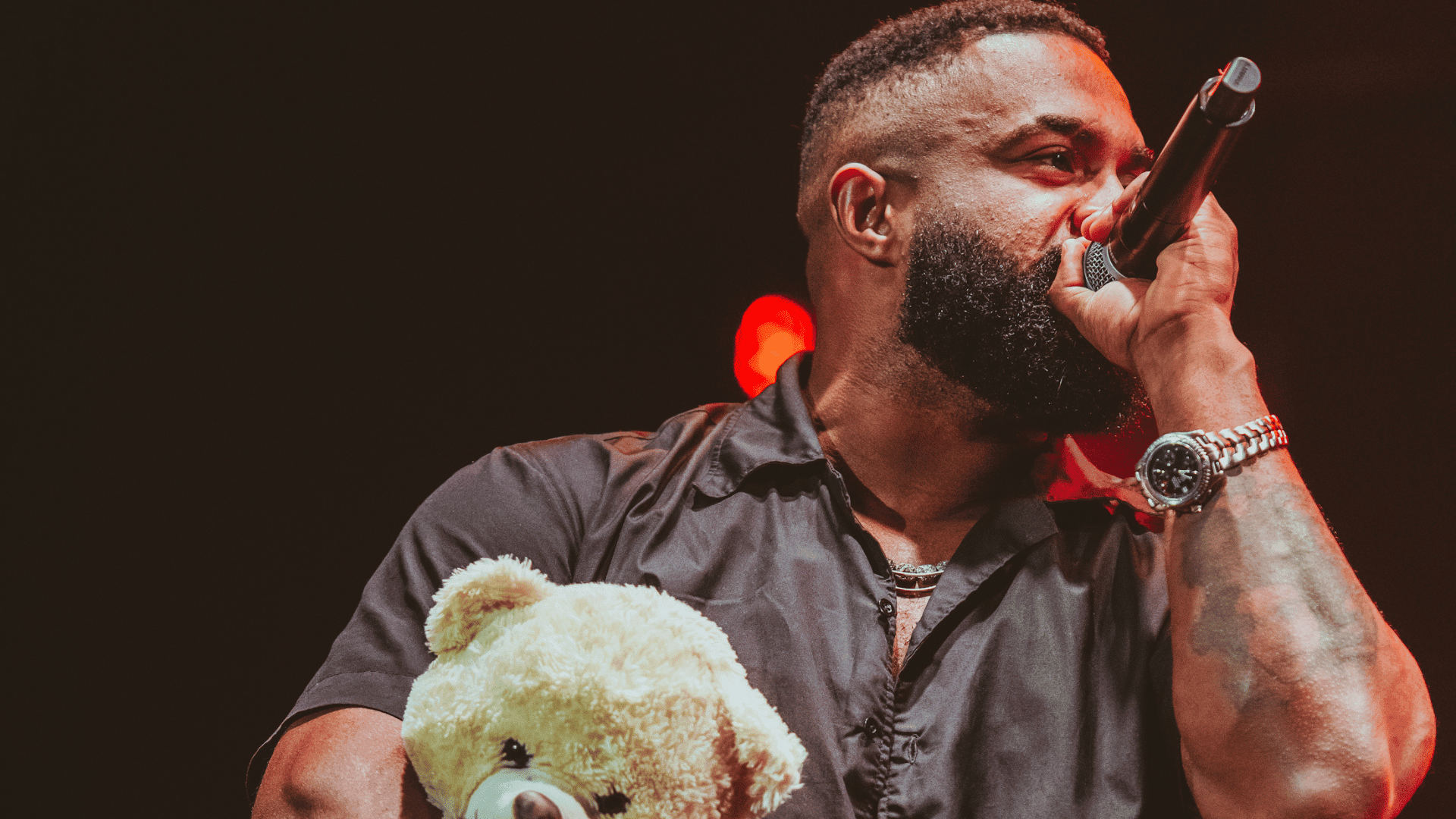 Rapper baiano Baco Exu do Blues em show no Nômade Festival, no parque Villa-Lobos, em São Paulo | Rafael Strabelli - 26.mai.2024/Divulgação