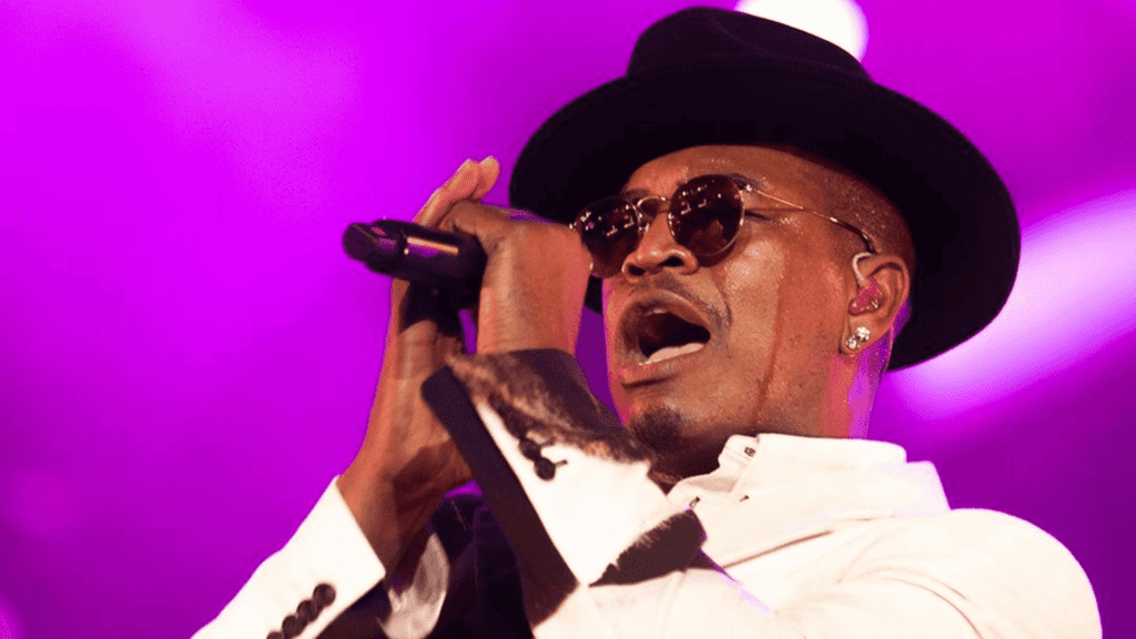 Ne-Yo em show no palco The One na primeira edição do festival The Town, no autódromo de Interlagos, em São Paulo | 7.set.2023/Divulgação