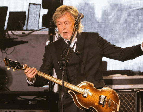 Paul McCartney em show da 'Got Back Tour' no estádio do Maracanã, no Rio | Marcos Hermes - 16.dez.2023/Divulgação