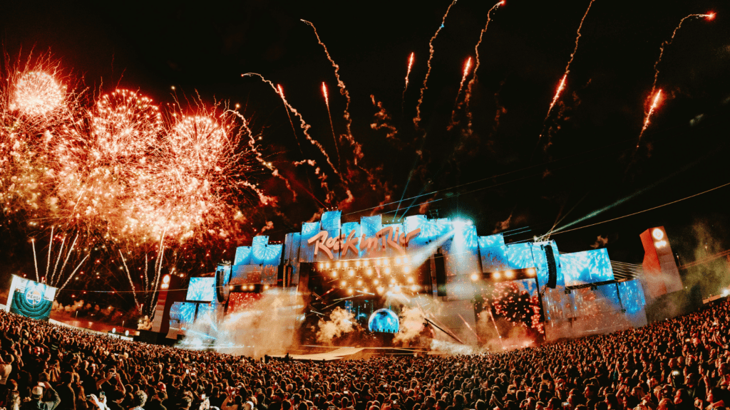 Palco Mundo na décima edição do Rock in Rio Lisboa, realizado no parque Tejo, na capital de Portugal | Rita Seixas - 15.jun.2024/Divulgação