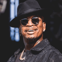 Ne-Yo em show no palco Mundo na décima edição do Rock in Rio Lisboa, realizado no parque Tejo, na capital de Portugal | Diego Padilha - 23.jun.2024/Divulgação