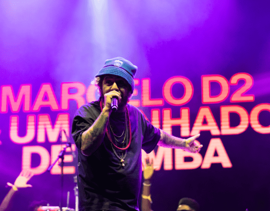 Marcelo D2 em show no Mimo Festival, na cidade de Amarante, em Portugal | 19.jul.2024/Divulgação