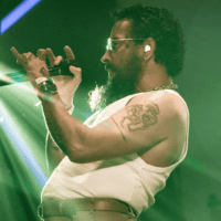 Rapper mineiro FBC em show no palco do Cine Joia, em São Paulo | 25.jul.2024/Divulgação