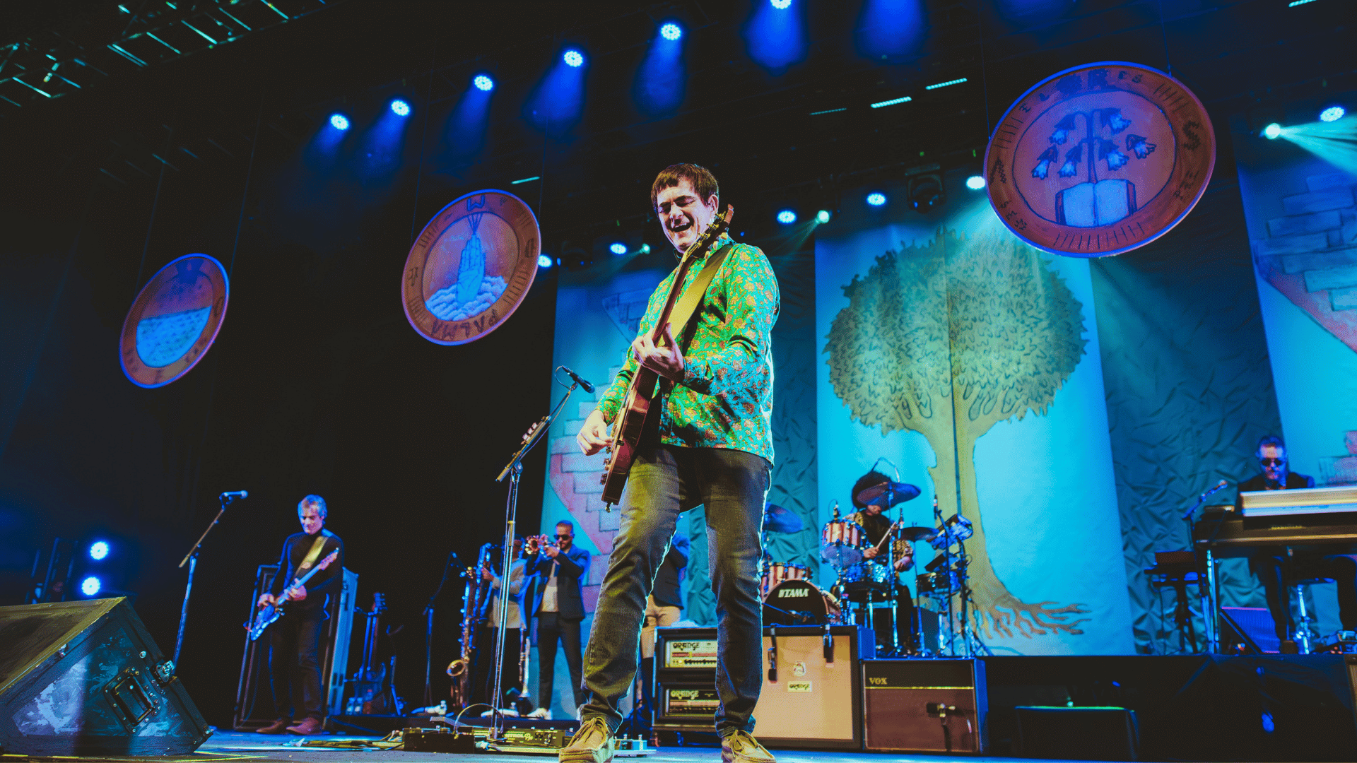 Samuel Rosa em show do primeiro álbum solo, "Rosa", no Espaço Unimed, em São Paulo | Rafael Stabelli - 2.ago.2024/Divulgação