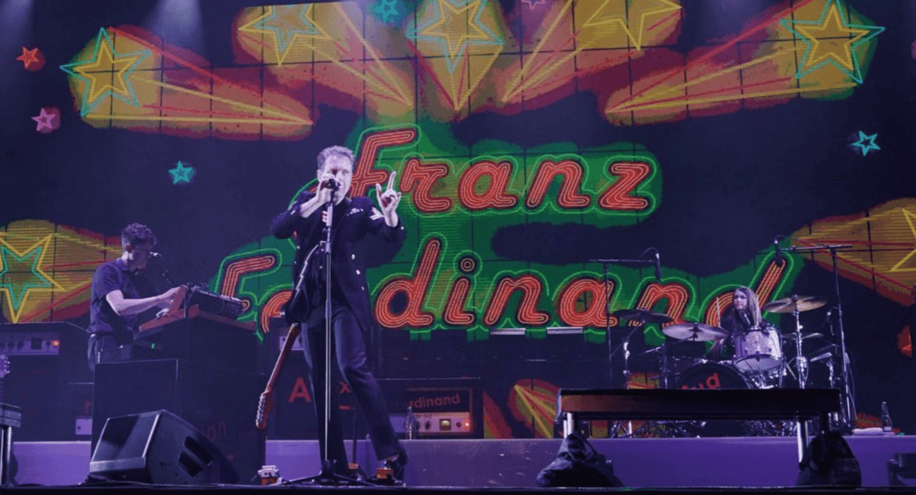 Alex Kapranos em show do Franz Ferdinand no Lodz Summer Festival, na cidade de Lodz, na Polônia | 28.jul.2023/Divulgação