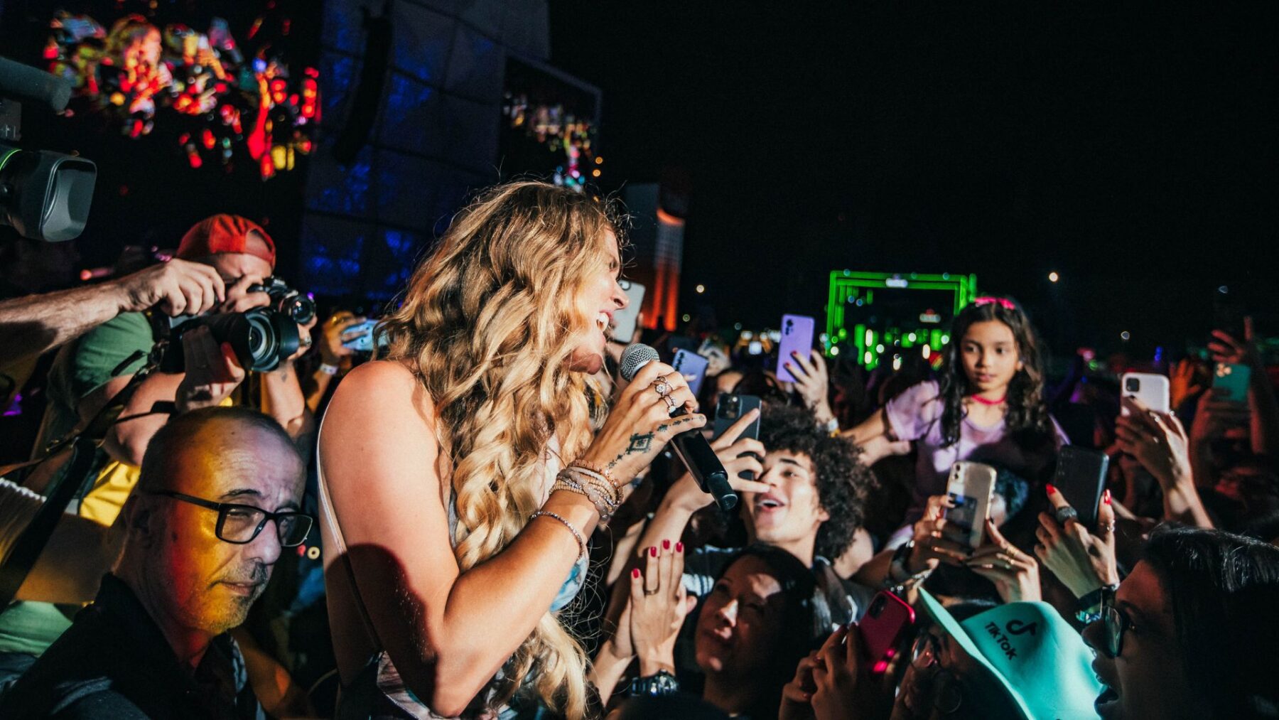 Joss Stone em show no palco Mundo do Rock in Rio, no Parque Olímpico, zona oeste da capital fluminense | 19.set.2024/Divulgação