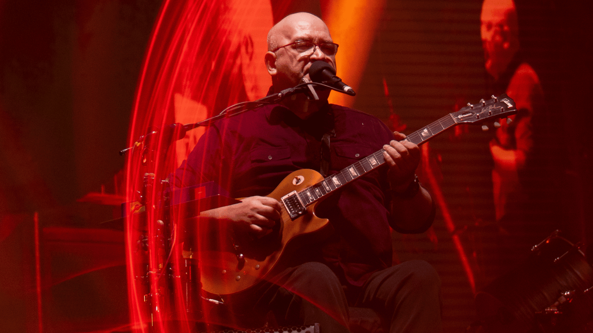 Herbet Vianna, vocalista do Paralamas do Sucesso, em show no Coala Festival, no Memorial da América Latina, em São Paulo | 7.set.2024/Divulgação