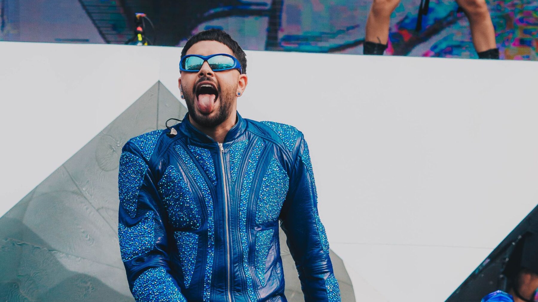 Pedro Sampaio em show no palco Sunset do Rock in Rio, no Parque Olímpico, zona oeste da capital fluminense | 19.set.2024/Divulgação