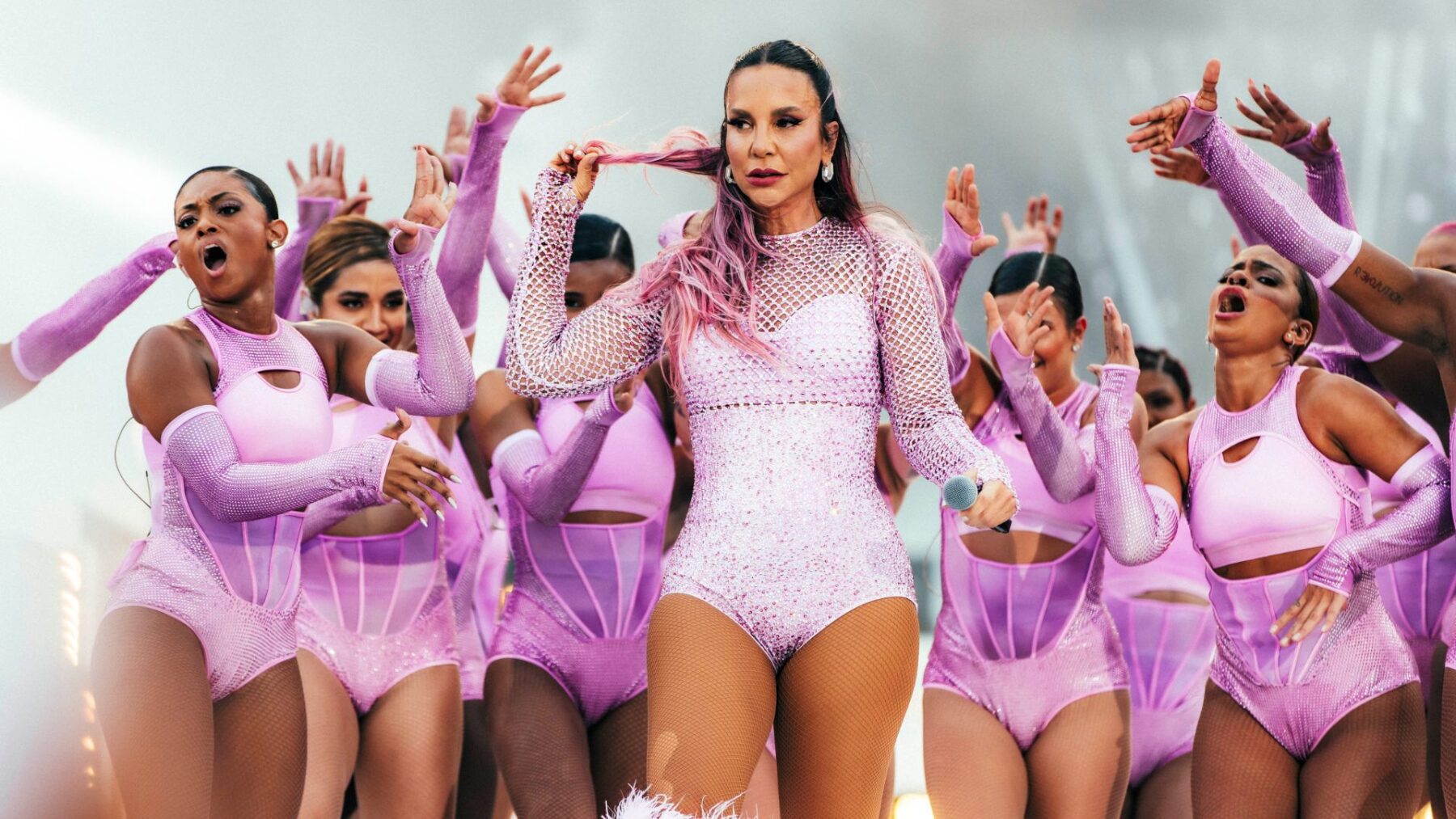 Ivete Sangalo em show no palco Mundo do Rock in Rio, no Parque Olímpico, zona oeste do Rio | 20.set.2024/Divulgação