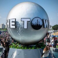 Símbolo do The Town na primeira edição do festival, realizado em setembro de 2023, no autódromo de Interlagos, em São Paulo | Divulgação