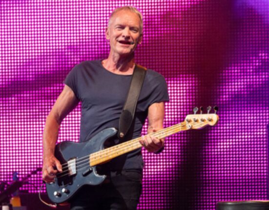 Sting em show no parque Sherwood Pines, em Nottinghamshire, no Reino Unido | 23.jun.2024/Divulgação