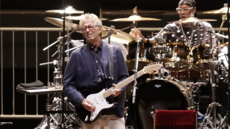 Eric Clapton em show na Farmasi Arena, no Rio de Janeiro | 26.set.2024/Divulgação