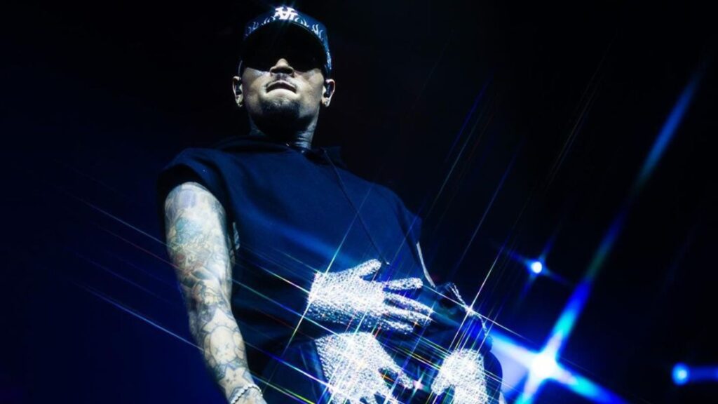 Americano Chris Brown em show da turnê "11:11" | Divulgação