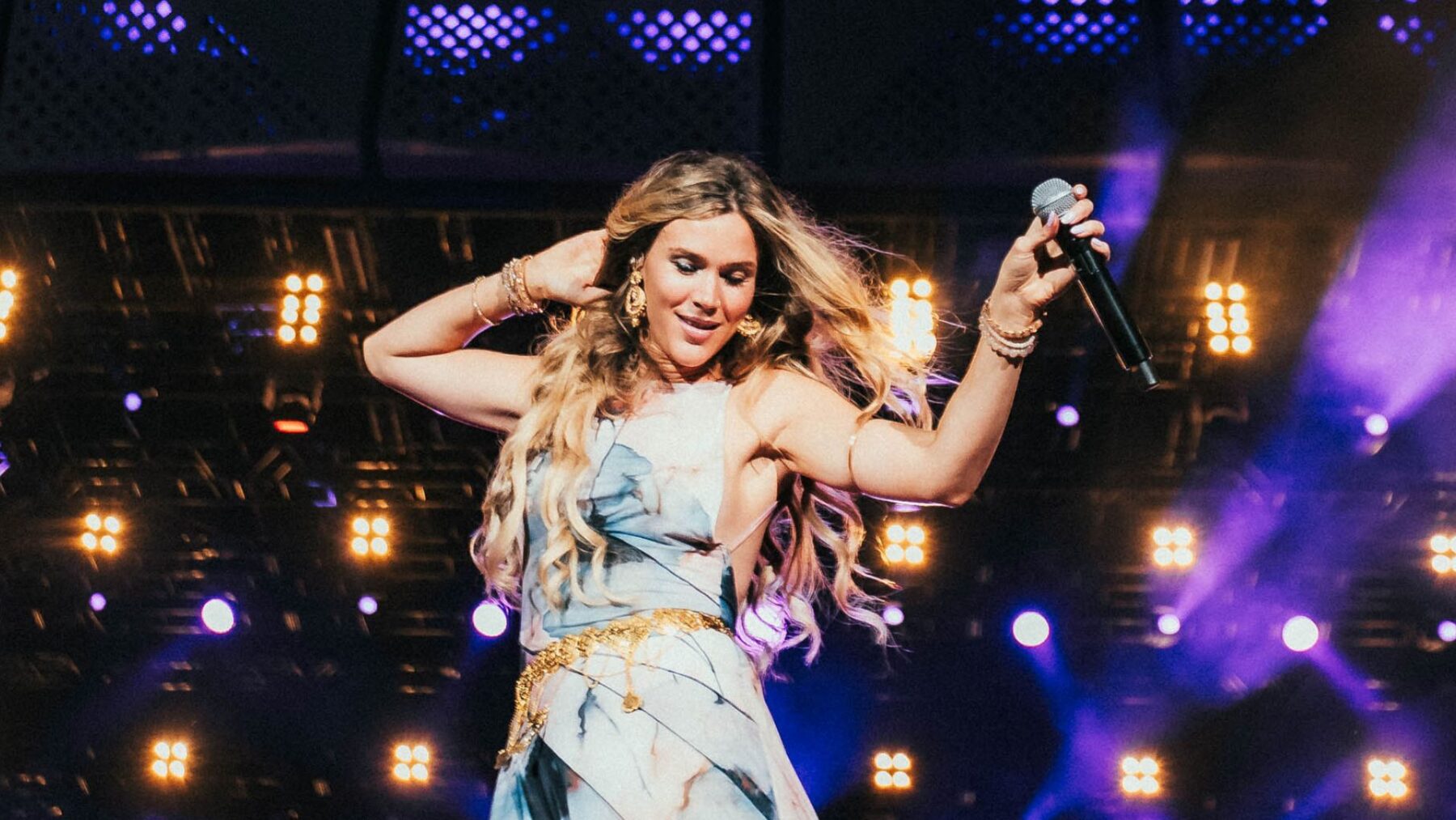 Joss Stone em show no palco Mundo do Rock in Rio, no Parque Olímpico, zona oeste da capital fluminense | 19.set.2024/Divulgação