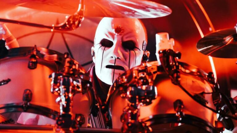 Baterista brasileiro Eloy Casagrande em show da banda americana Slipknot | Divulgação