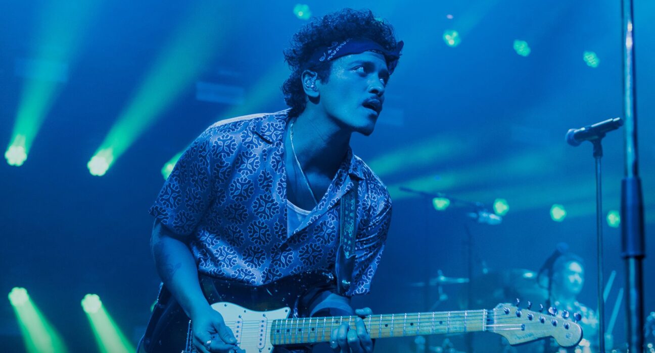 Bruno Mars em show fechado para fãs e convidados, promovido pela Budweiser, no Tokio Marine Hall, em São Paulo | 1°.out.2024/Divulgação