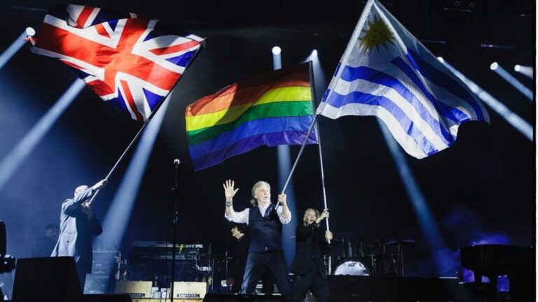 Paul McCartney em show da 'Got Back Tour' no estádio Centenário de Montevidéu, no Uruguai | MJ Kim - 1°.out.2024/Divulgação