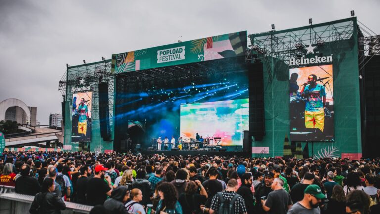 Show no Popload Festival 2019, realizado no Memorial da América Latina, em São Paulo | 15.nov.2019/Divulgação