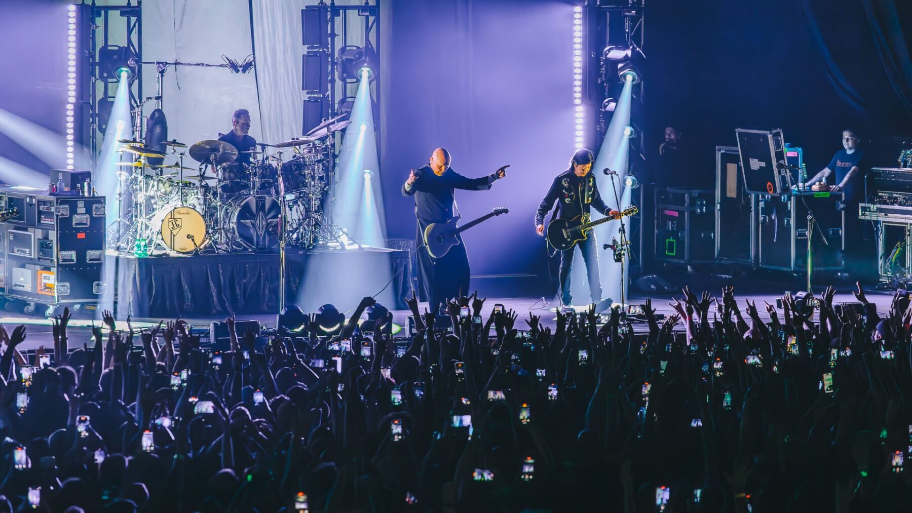 Show do Smashing Pumpkins no Espaço Unimed, em São Paulo | Marcos Oliveira - 3.nov.2024/Divulgação