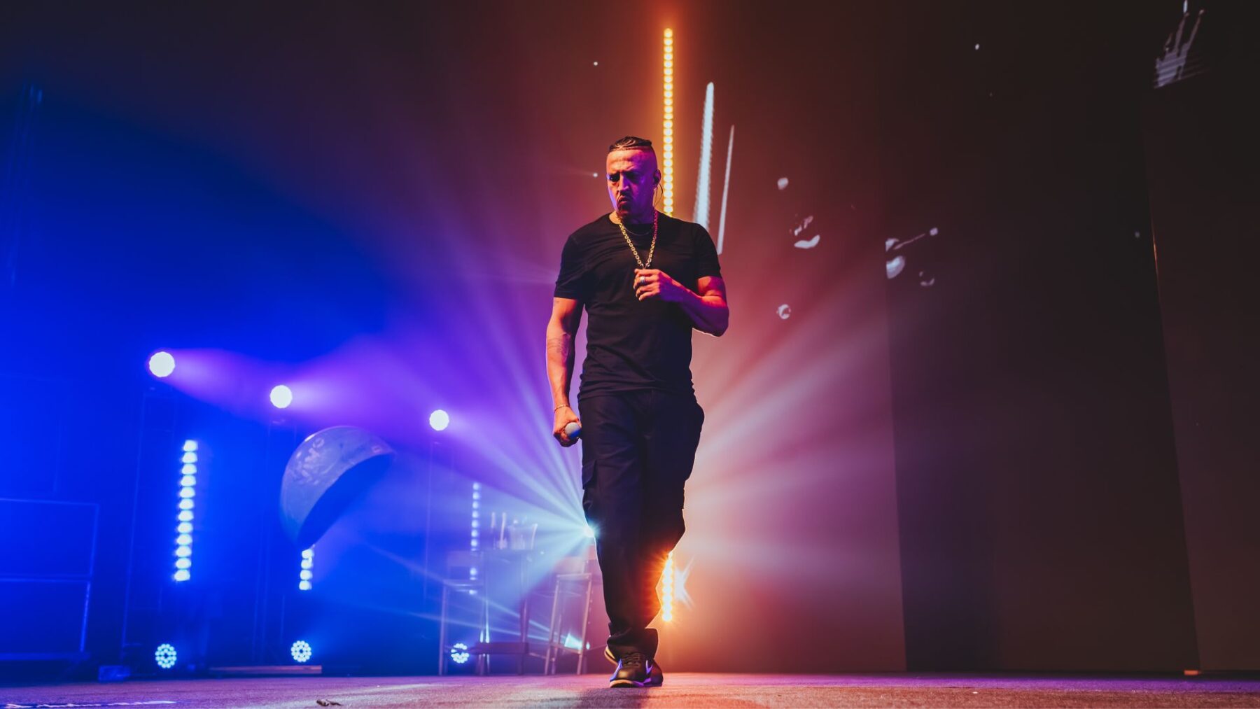 Mano Brown em show do Racionais MC's na quarta edição da Boogie Week, no Espaço Unimed, em São Paulo | Rafael Strabelli - 22.nov.2024/Divulgação