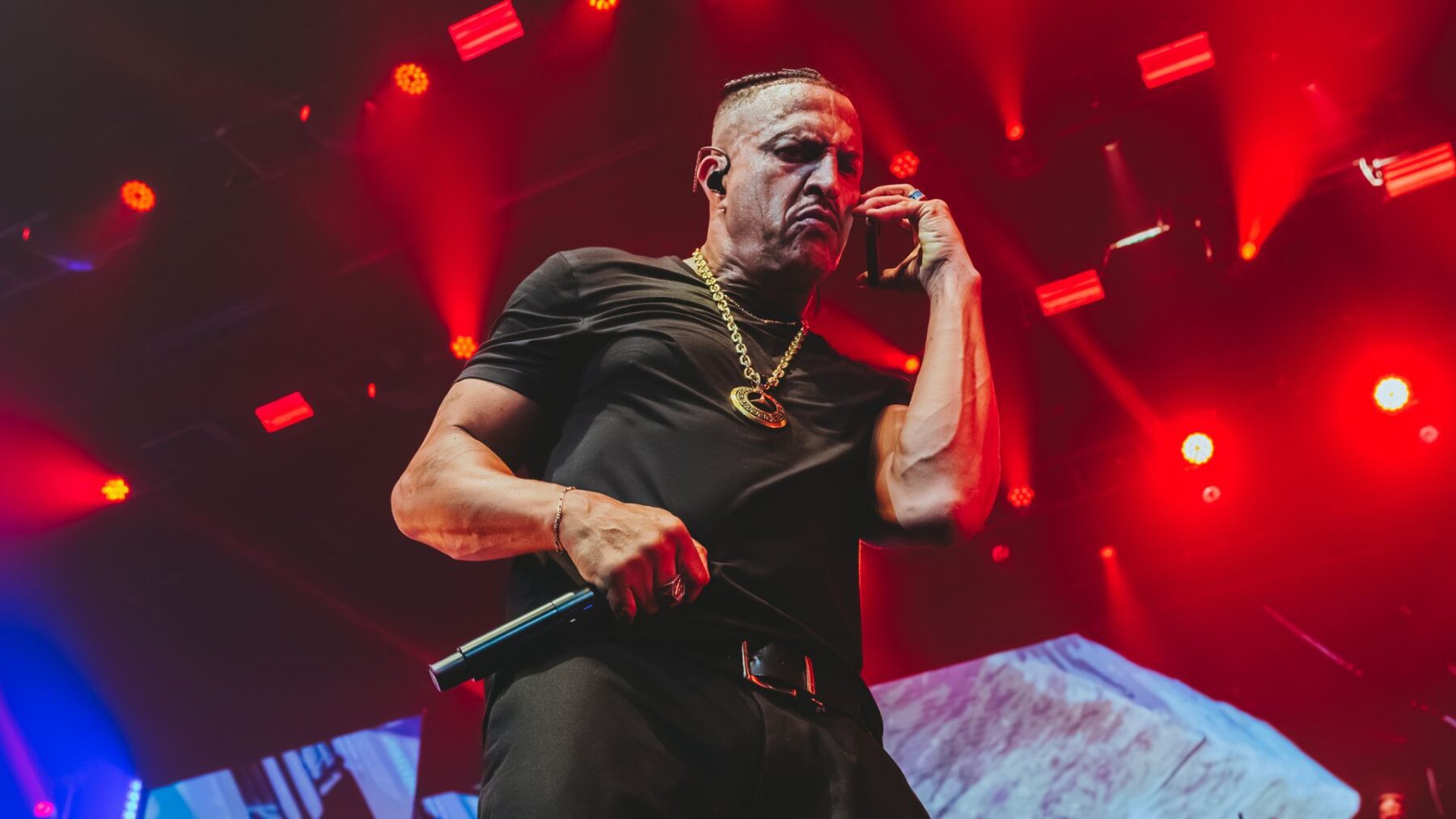 Mano Brown em show do Racionais MC's na quarta edição da Boogie Week, no Espaço Unimed, em São Paulo | Rafael Strabelli - 22.nov.2024/Divulgação