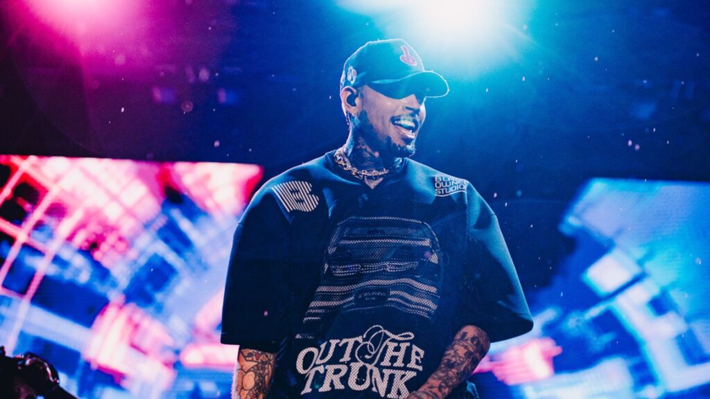 Chris Brown em show no Allianz Parque, em São Paulo | 21.dez.2024/Divulgação