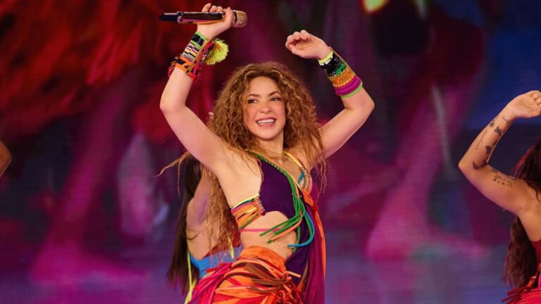 Shakira em show turnê 'Las Mujeres Ya No Lloran', no estádio Nacional em Lima, no Peru | 17.fev.2025/Divulgação